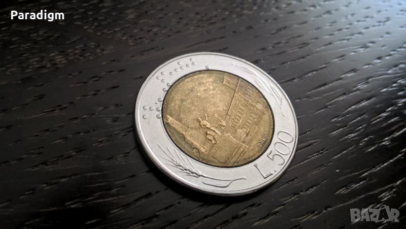 Монета - Италия - 500 лири | 1982г., снимка 1