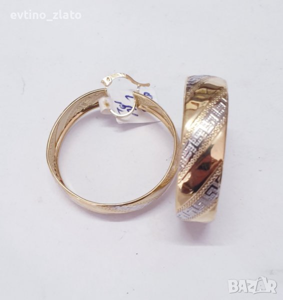Дамски златни обеци 14к 585пр, снимка 1