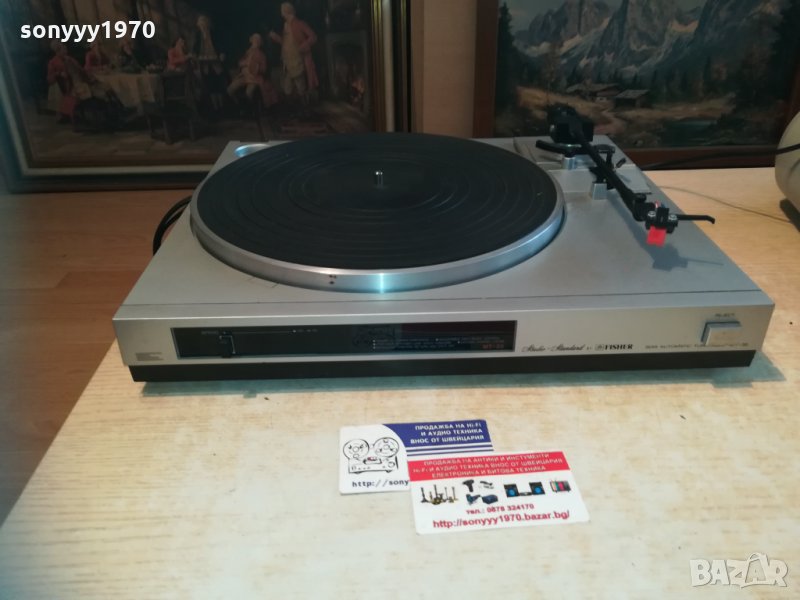 fisher mt-35 stereo turntable-made in japan 1810201144, снимка 1