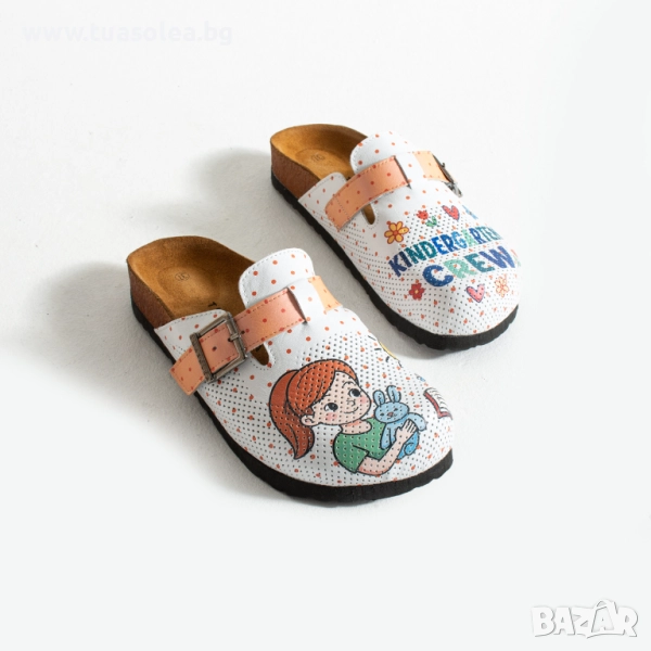 Дамски ортопедични чехли от естествена кожа | Марка Tuasolea, снимка 1