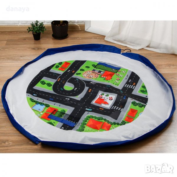 3116 Сгъваемо килимче за игра чанта органайзер за детски играчки, снимка 1