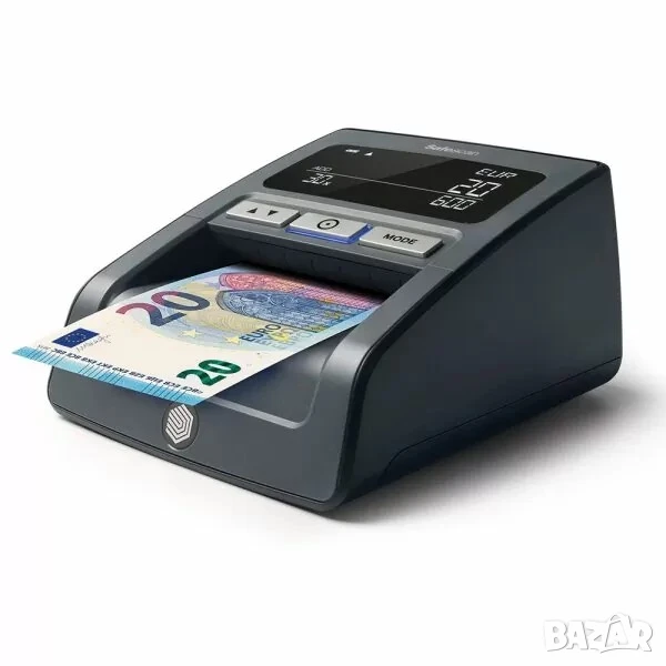 Детектор за фалшиви EURO банкноти/брояч Safescan 155, снимка 1