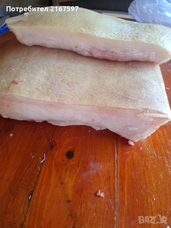 Прясна домашна сланина, снимка 1