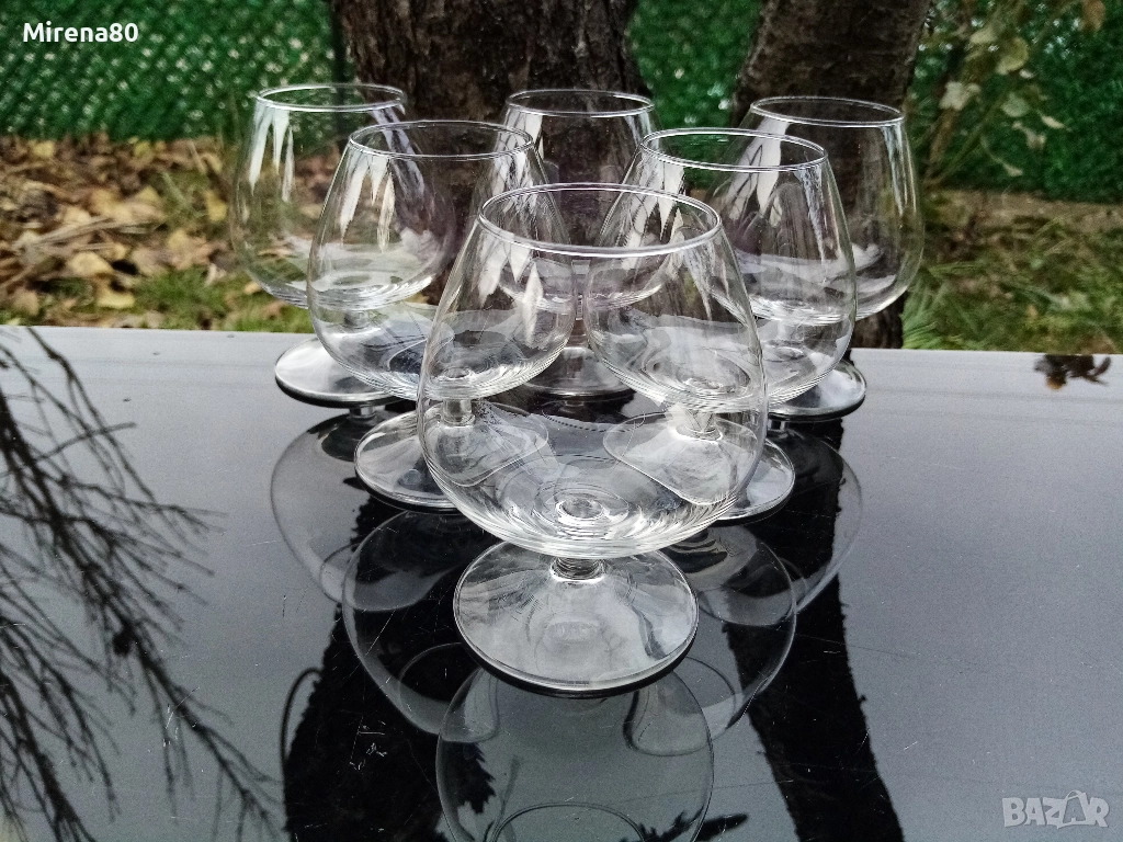 Кристален сервиз за коняк, снимка 1