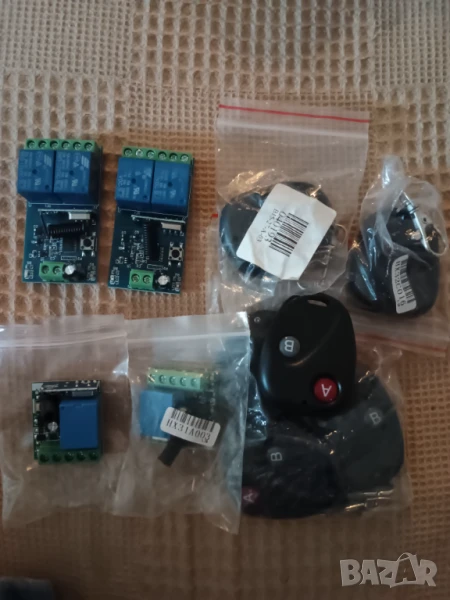 Нови 2 бр. Приемник - Дистанционни модули 433 Mhz+3бр. дистанционни- предаватели, снимка 1