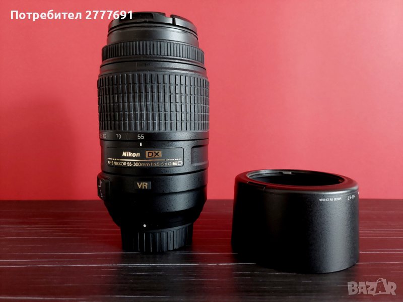 Продавам телеобектив NIKON 55-300 mm, снимка 1