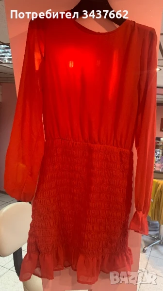 Рокля червена , снимка 1