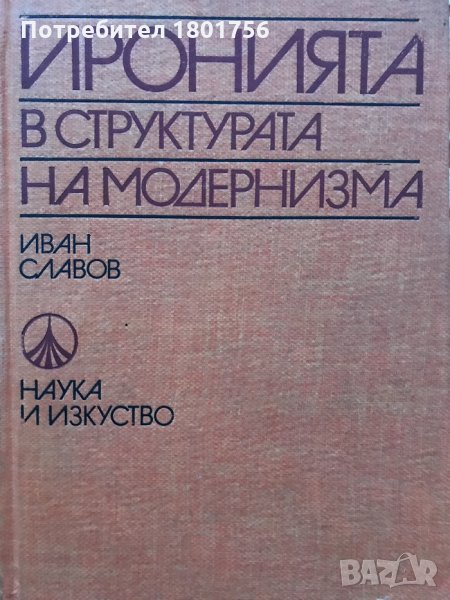 Иронията в структурата на модернизма Иван Славов, снимка 1