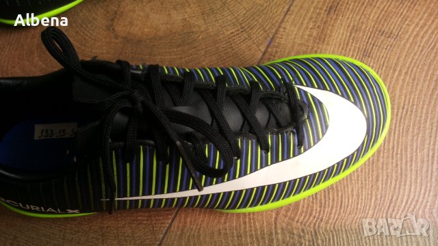 NIKE JR MERCURIALX VAPOR XI IC размер EUR 35 / UK 2,5 детски футболни за зала 133-13-S, снимка 6 - Детски маратонки - 42103601