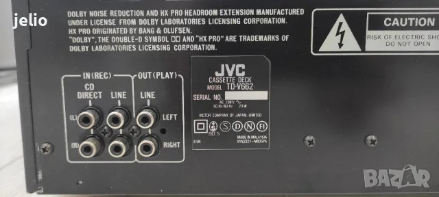 Триглав касетен дек JVC TD V662, снимка 8 - Декове - 48866936