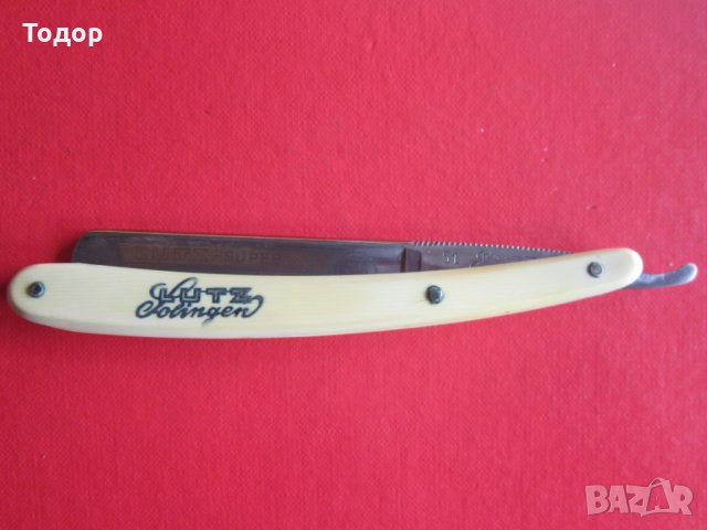 Уникален бръснач Лутс Солинген позлата гравюри , снимка 7 - Колекции - 29119572