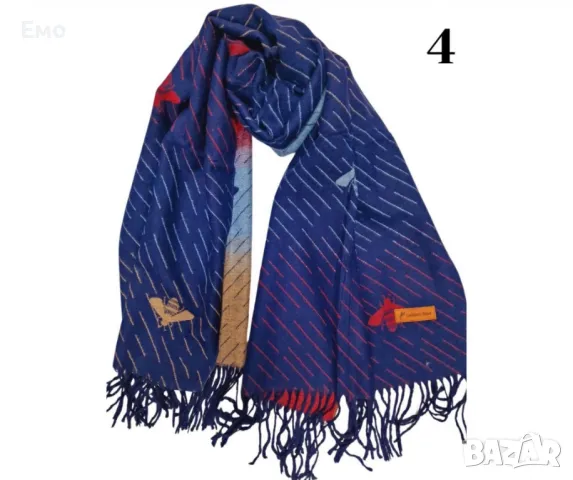 Елегантен дамски шал с омбре дизайн - Стил и топлина за всеки ден, снимка 5 - Шалове - 48464180