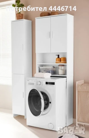 Шкаф за пералня с 2 рафта , снимка 4 - Шкафове - 50538872