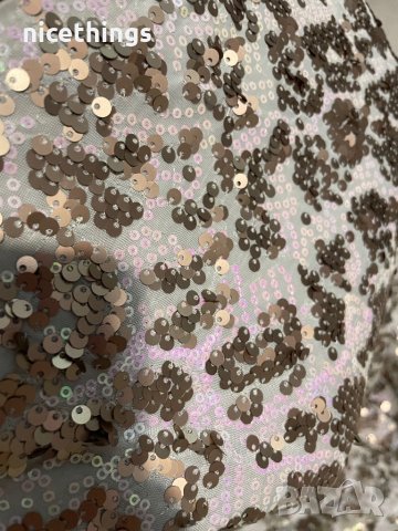 Нова дамска рокля с пайети , снимка 4 - Рокли - 36679356