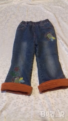 Термо дънки, снимка 3 - Детски панталони и дънки - 29979353