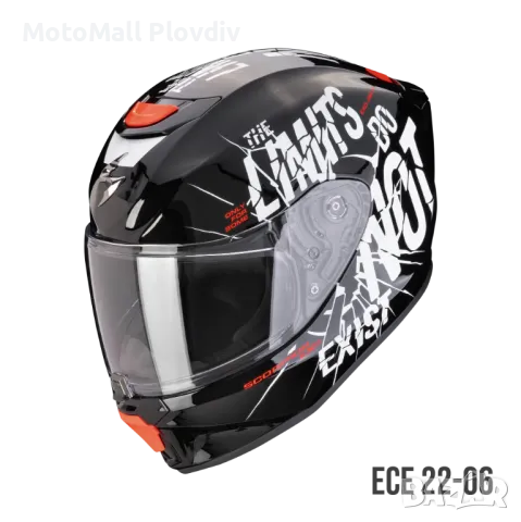 ДЕТСКА Каска SCORPION EXO-JNR AIR BOUM Black-White