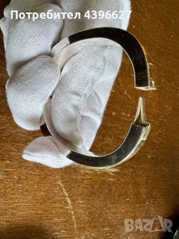 Гривна “Белезница” 40 гр. чисто сребро. Унисекс модел., снимка 4 - Гривни - 49792006