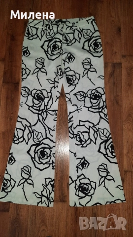 Дамски панталон на цветя - М