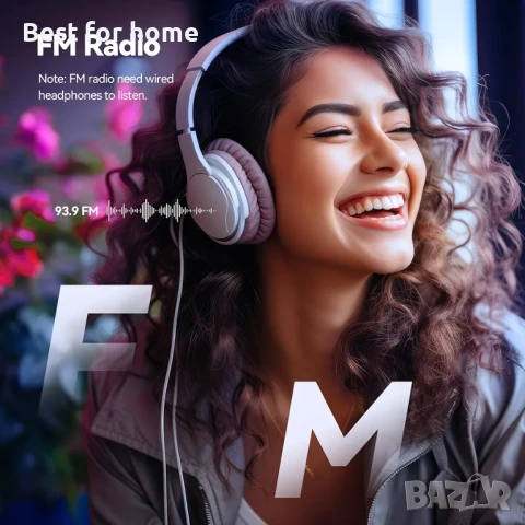 Mузикален плейър с високоговорител и FM радио, сензорни бутони, снимка 8 - MP3 и MP4 плеъри - 51105637