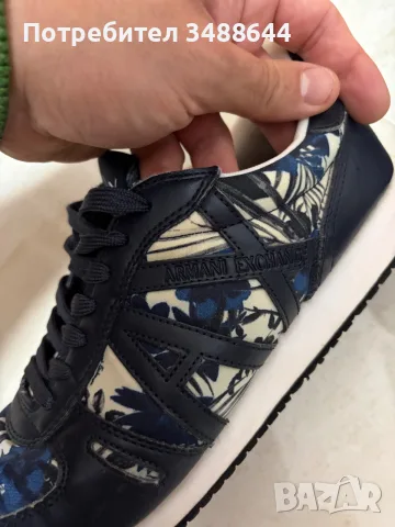 Мъжки маратонки Armani Exchange 42.5 (28см), снимка 6 - Маратонки - 55924709