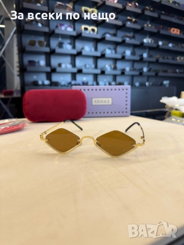 Gucci Слънчеви Очила С UV400 Защита Ромб Гучи - 3 Налични Цвята Код SK137, снимка 3 - Слънчеви и диоптрични очила - 52518176