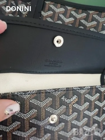 Goyard  Дамска чанта, кожа, снимка 2 - Чанти - 56287670