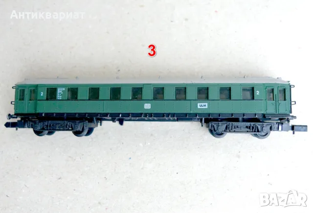 Товарни и пътнически вагони N (1:160) - от 1 до 5, снимка 12 - Колекции - 49360553