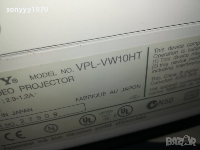 SONY MADE IN JAPAN-ПРОЖЕКТОР ВНОС SWISS LNV2309231836, снимка 12 - Плейъри, домашно кино, прожектори - 42293406