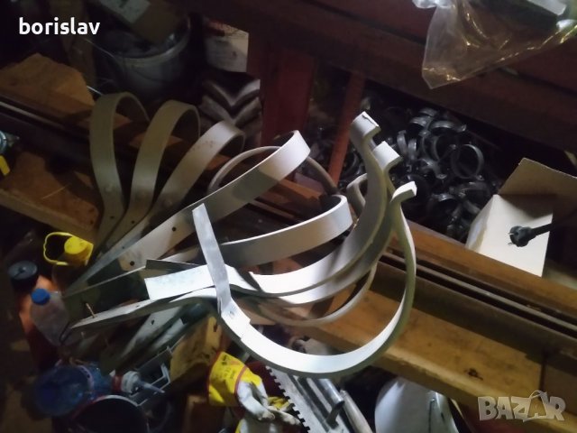 Скоби за улуци и водосточни тръби 