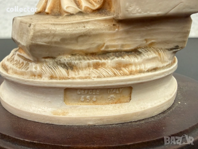 Италианска фигура в античен стил - Amilcare Simonetti. №8020, снимка 4 - Антикварни и старинни предмети - 53974674