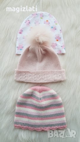 Бебешки шапки 3-6 месеца , снимка 6 - Бебешки шапки - 38729903