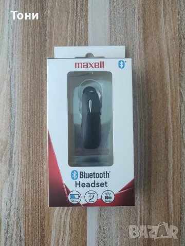 Нова bluetooth слушалка Maxell MXM-HS03, снимка 5 - Слушалки, hands-free - 39607135