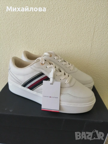 Страхотни кецове/маратонки Tommy Hilfiger естествена кожа