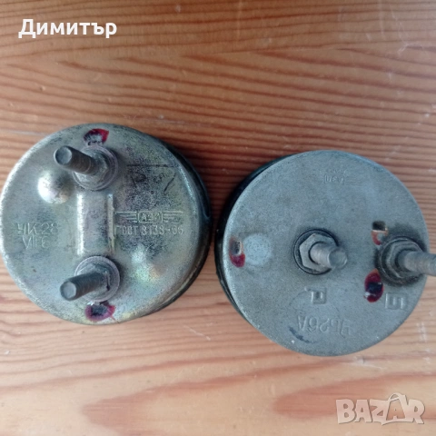 Ретро контролни уреди за ГАЗ, УАЗ, ЗИЛ – БЕНЗИН и МАСЛО (СССР), снимка 2 - Части - 54134454