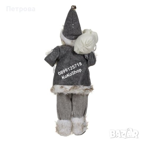 Дядо Коледа-46 см./Фигура на Дядо Коледа/декоративна фигура на Дядо Коледа , снимка 4 - Декорация за дома - 42707907