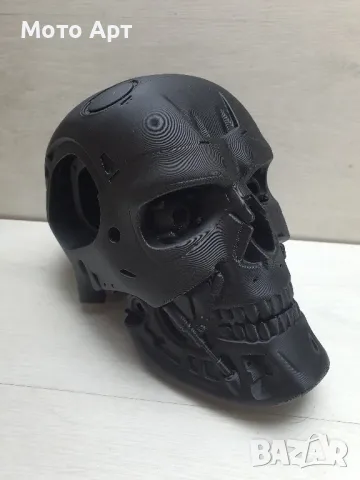 3D Глава на Терминатор Т 800 Termonator Endoskeleton Голям Размер Декоративна, снимка 2 - Декорация за дома - 48522287