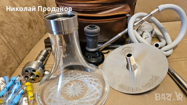 Наргиле Mr. Eds Small King пълен сет, снимка 2 - Наргилета - 54036369