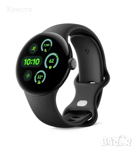 НОВ!!! Смарт часовник Google Pixel Watch 3, 45 мм, Obsidian, снимка 1