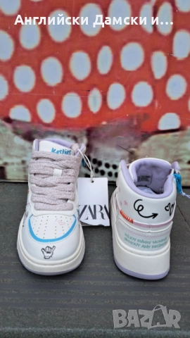 Английски дамски кецове -Zara, снимка 8 - Кецове - 51716255