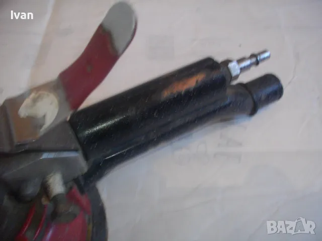 ф150мм Голям Масивен ПНЕВМАТИЧЕН ЕКСЦЕНТЪР ВИБРОШЛАЙФ ВИБРАЦИОНЕН РОТАЦИОНЕН Отличен ПРОФЕСИОНАЛЕН, снимка 8 - Други инструменти - 47518952