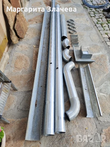 Поцинковани водосточни тръби улуци