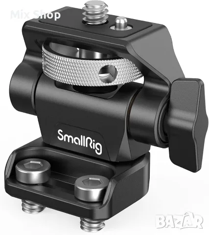 НоваSMALLRIG стойка за монитор за камера с 1/4" винтове, въртене на 360° и регулируем наклон на 180°