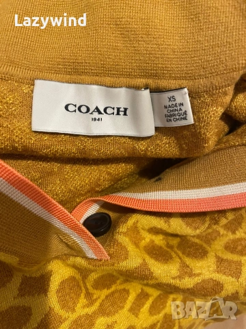 Плетена блуза Coach, снимка 2 - Блузи с дълъг ръкав и пуловери - 54011815