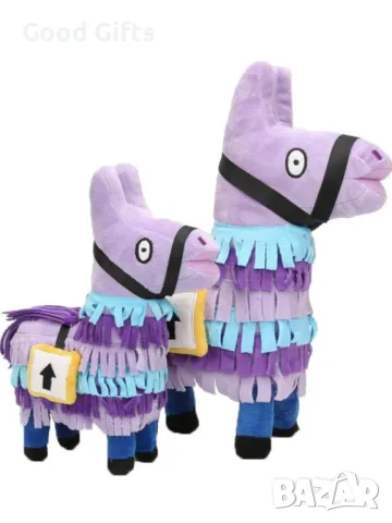 Плюшена играчка Minecraft Fortnite Llama, Плюшена лама Майнкрафт 