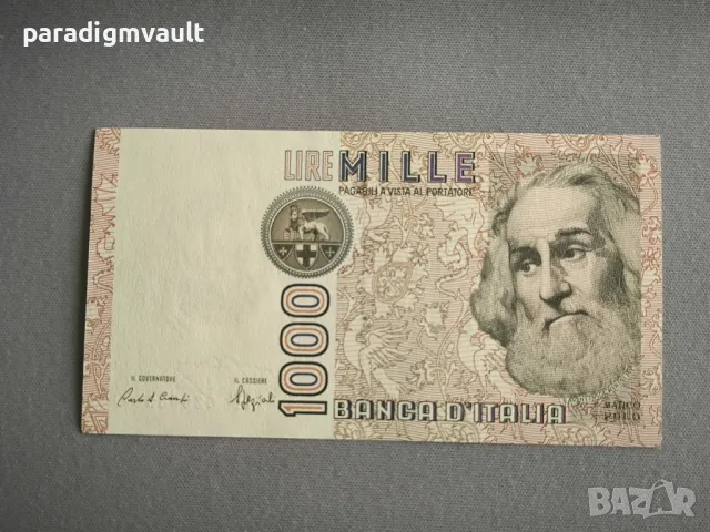 Банкнота - Италия - 1000 лири UNC | 1982г.