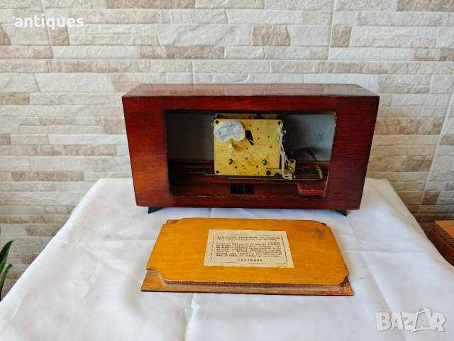 Стар руски каминен часовник - ВЕСНА / VESNA - 1970г., снимка 7 - Антикварни и старинни предмети - 54105688