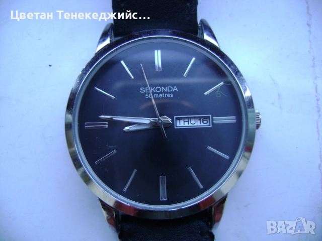 Продавам 5 броя кварцови часовника Levis,Master Anker,Sekonda,Swatch, снимка 6 - Мъжки - 52827830