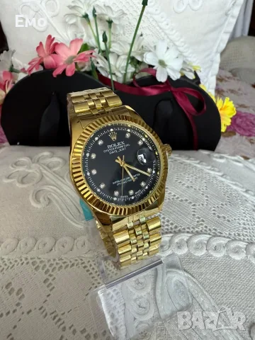 Нов Rolex – Стилен Дамски, Мъжки часовник, подходящ за двата пола., снимка 2 - Луксозни - 55776815