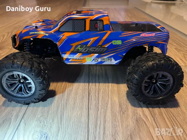 RC Високоскоростна 1:10 Hosim RC Monster Truck 48+ KMH 4X4 Off-Road RC , снимка 9 - Коли, камиони, мотори, писти - 49595606