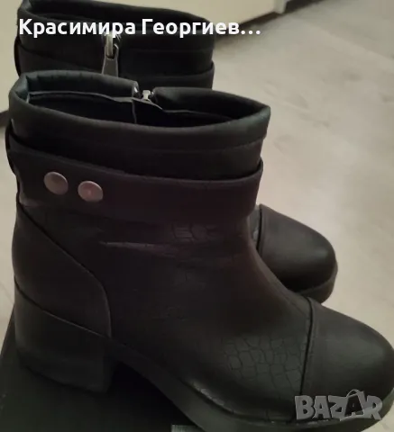 Дамски боти еко кожа 